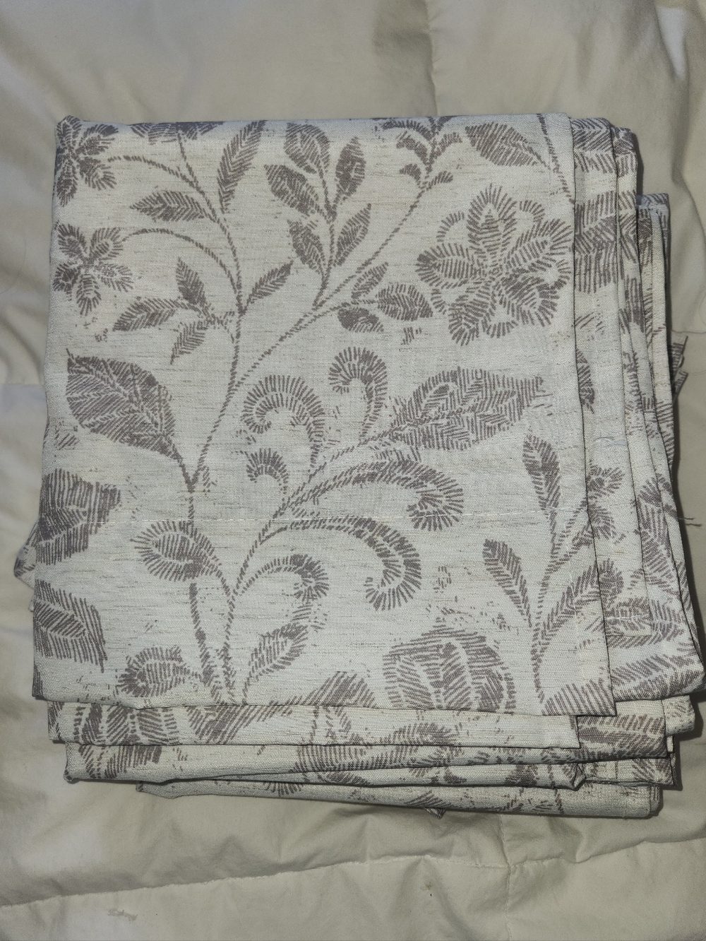 4 Allen + Roth Curtain Panels 84" X 72"